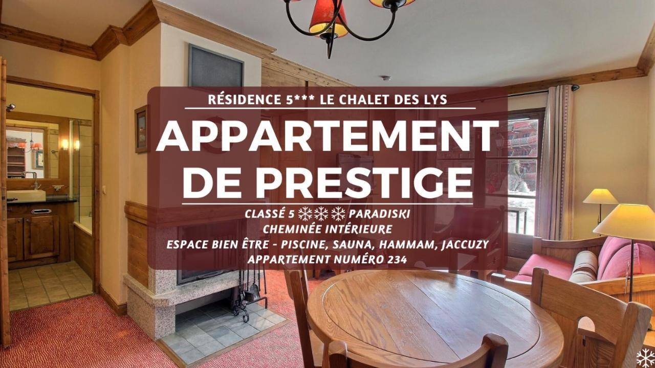 ARC 1950 - Suite de Prestige - Cheminée intérieur Les Arcs  Exterior foto
